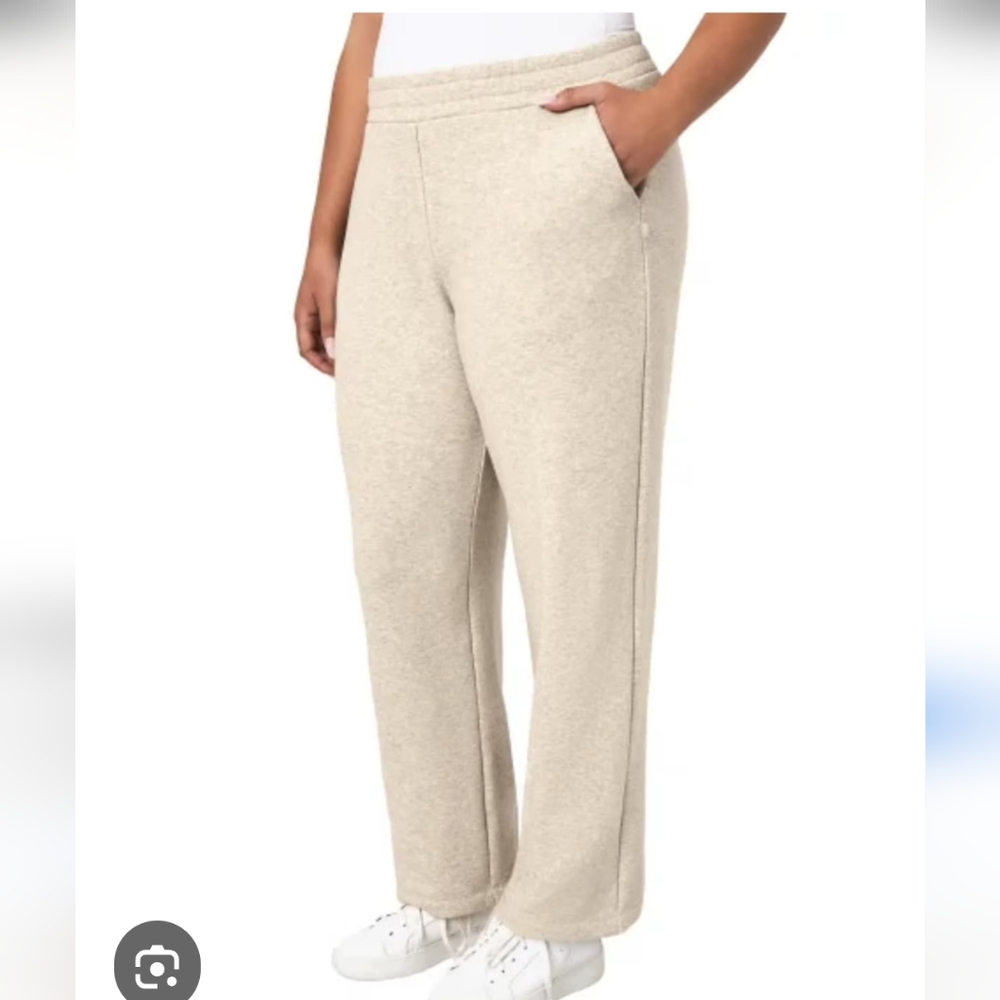 NWT Mondetta Women's Pull On High Waisted Fleece Sweatpants - XXL